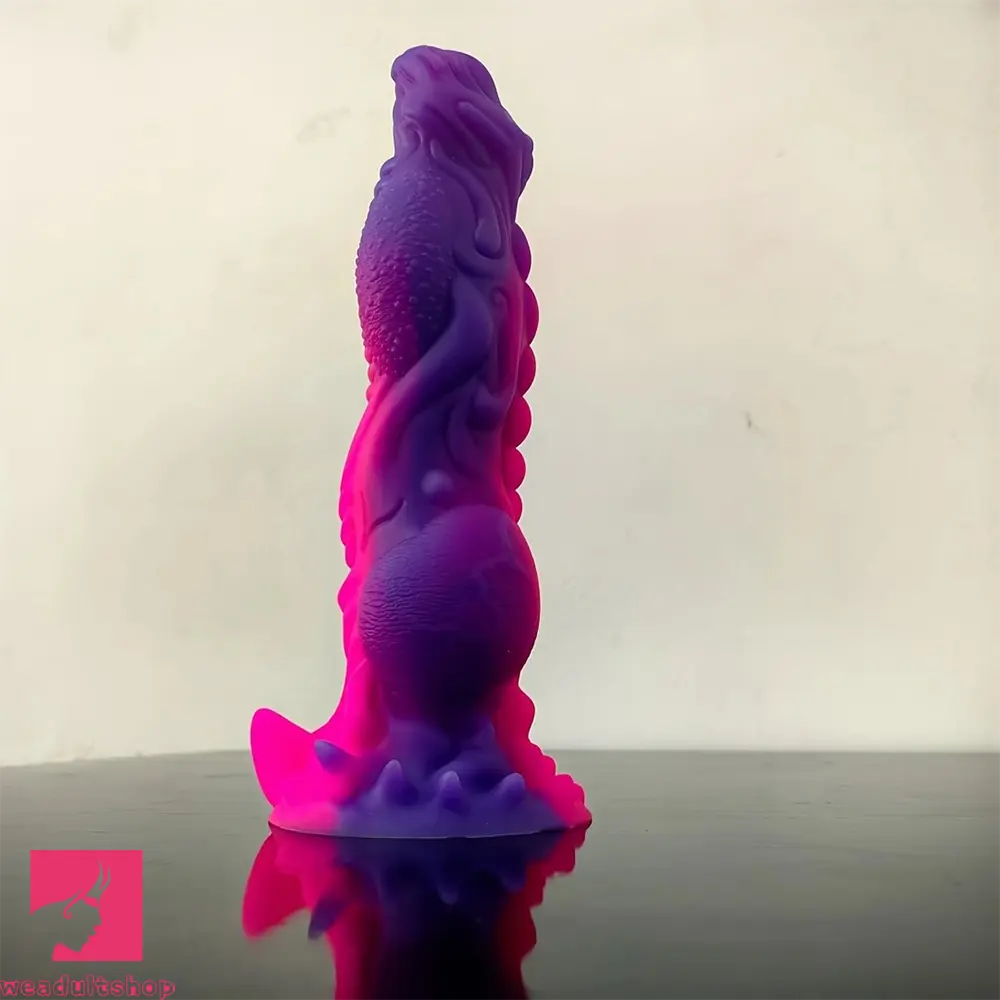 9in Soft Monster Silicone Big Spiked Odd Clit Dildo Prostate Massager