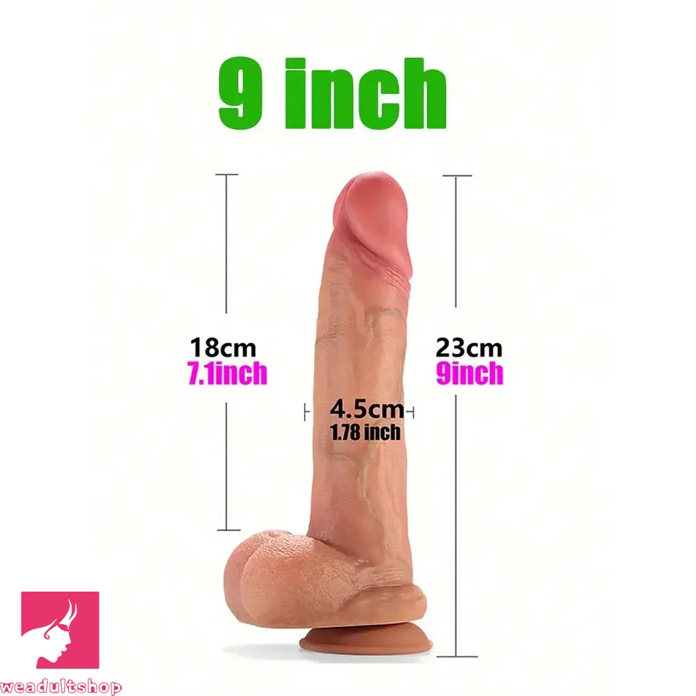 7in 8in 9in 10in Super Real Skin Soft Silicone Big Dildo For Anus G Spot