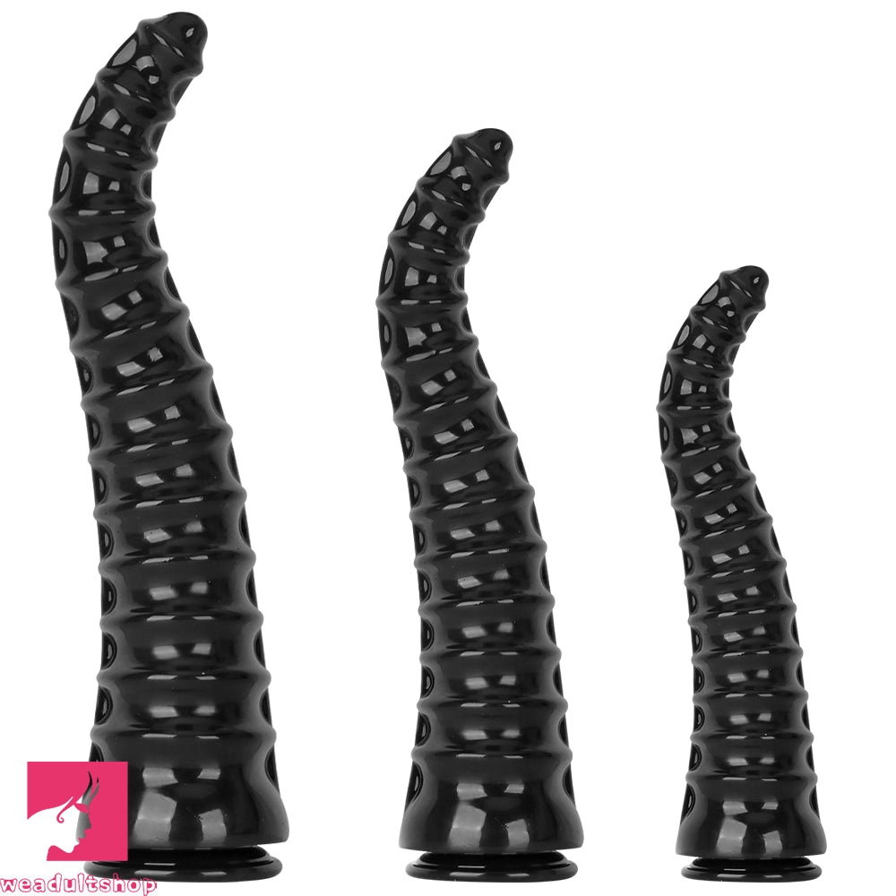 10.82in 13.38in 16.73in Super Large Black Anal Plug Dildo For Adult Women