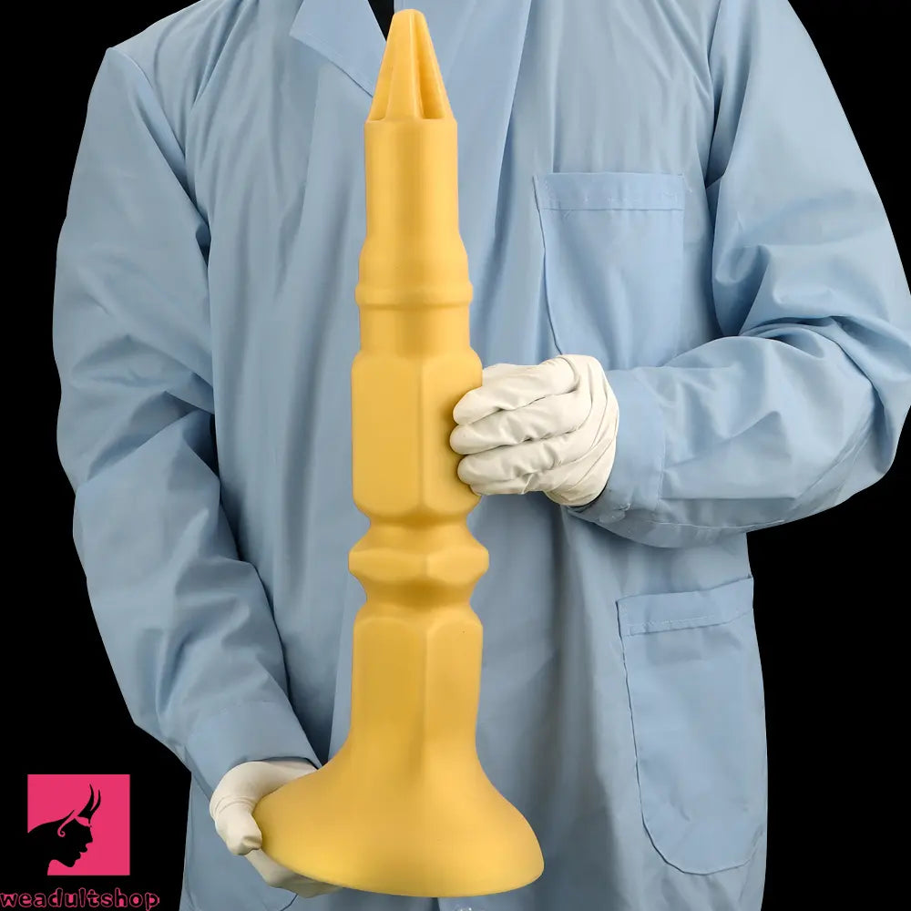 12.6in 14.56in 17.71in Pointed Tip Huge Long Silicone Soft Butt Plug Cock Dildo