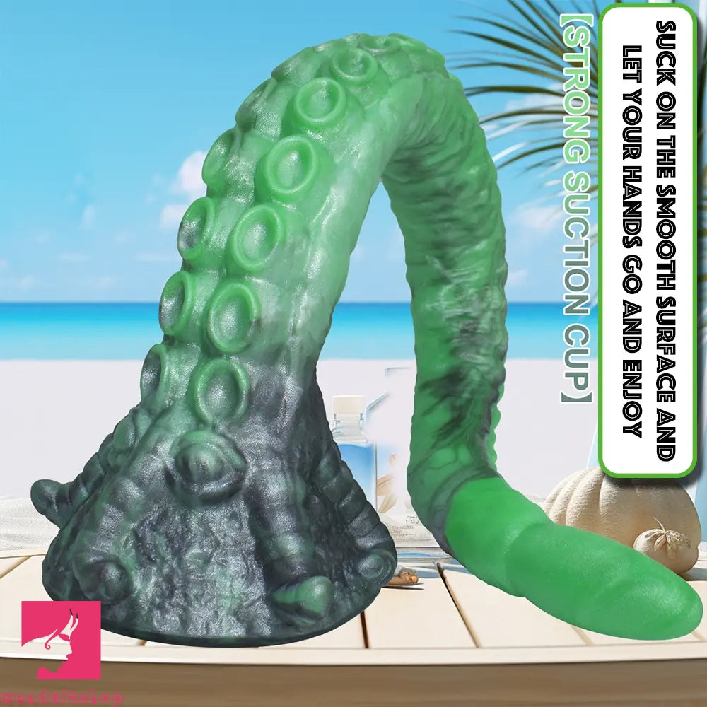 15.16in 17.32in Super Long Big Tentacle Silicone Butt Plug Dildo Anal Sex
