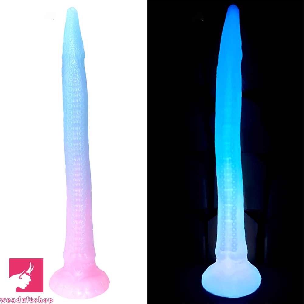 18.1in Luminous Soft Dragon Big Animal Tentacle Dildo For Female Prostate