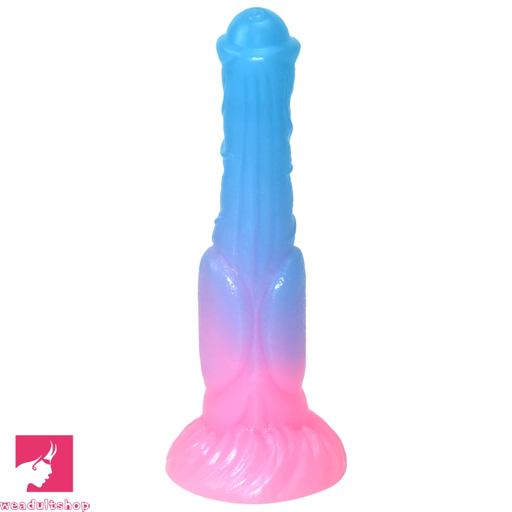 9.44in Horse Cock Luminous Big Silicone Soft Animal Dildo For Prostate
