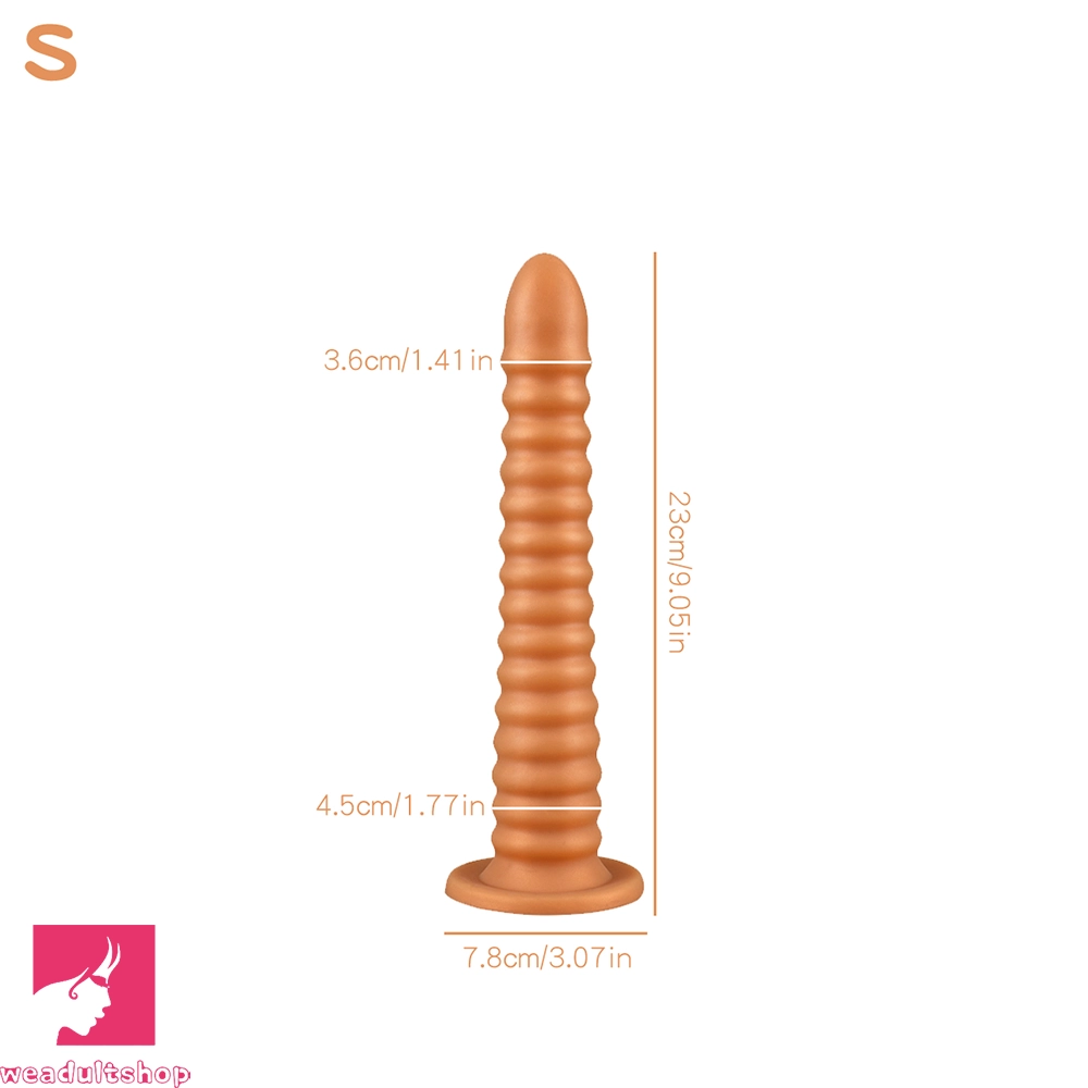 6.69in 9.05in 11in 13.1in Big Silicone Luminous Butt Plug Dildo For Prostate