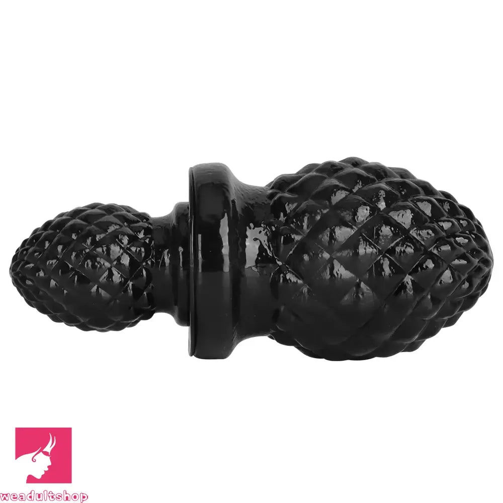 2.95in 4.52in Newbie Black PVC Cock Suction Cup Mini Anal Plug Dildo