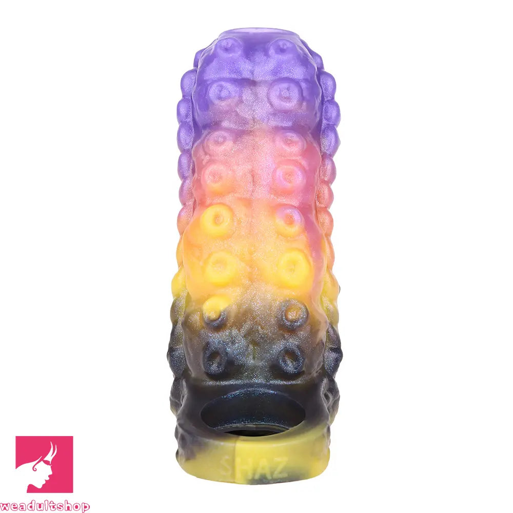 4.72in Zothos Umbrvort Tentacle Silicone Soft Dildo Sleeve Penis Extender