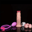 6.57in Silicone Ovipositor Expandable Dildo Realistic Penis Foreskin Tunnel