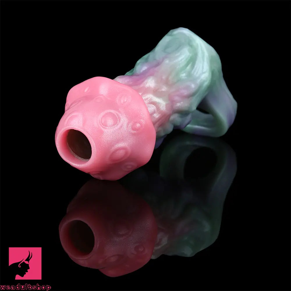 4.44in Spore Bloom SHAZ-3016 Fantasy Hollow Dildo Cock Sleeve Extension