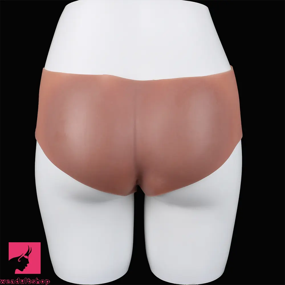 8.07in Hollow Penis Dildo Sleeve Silicone Soft Pants For Thicken Supplies