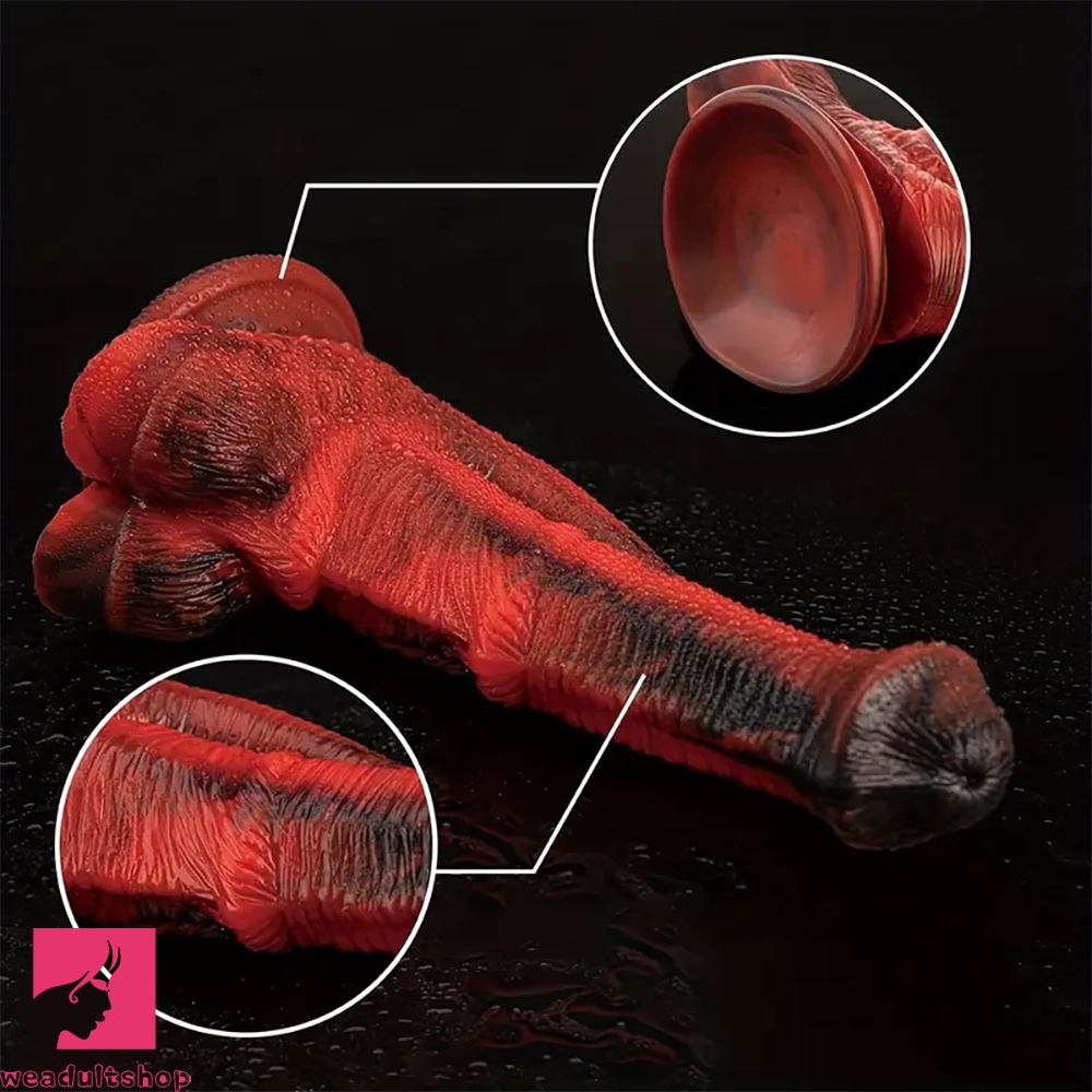 8.07in Realistic Monster-Shaped Silicone Horse Cock Soft Cock Dildo