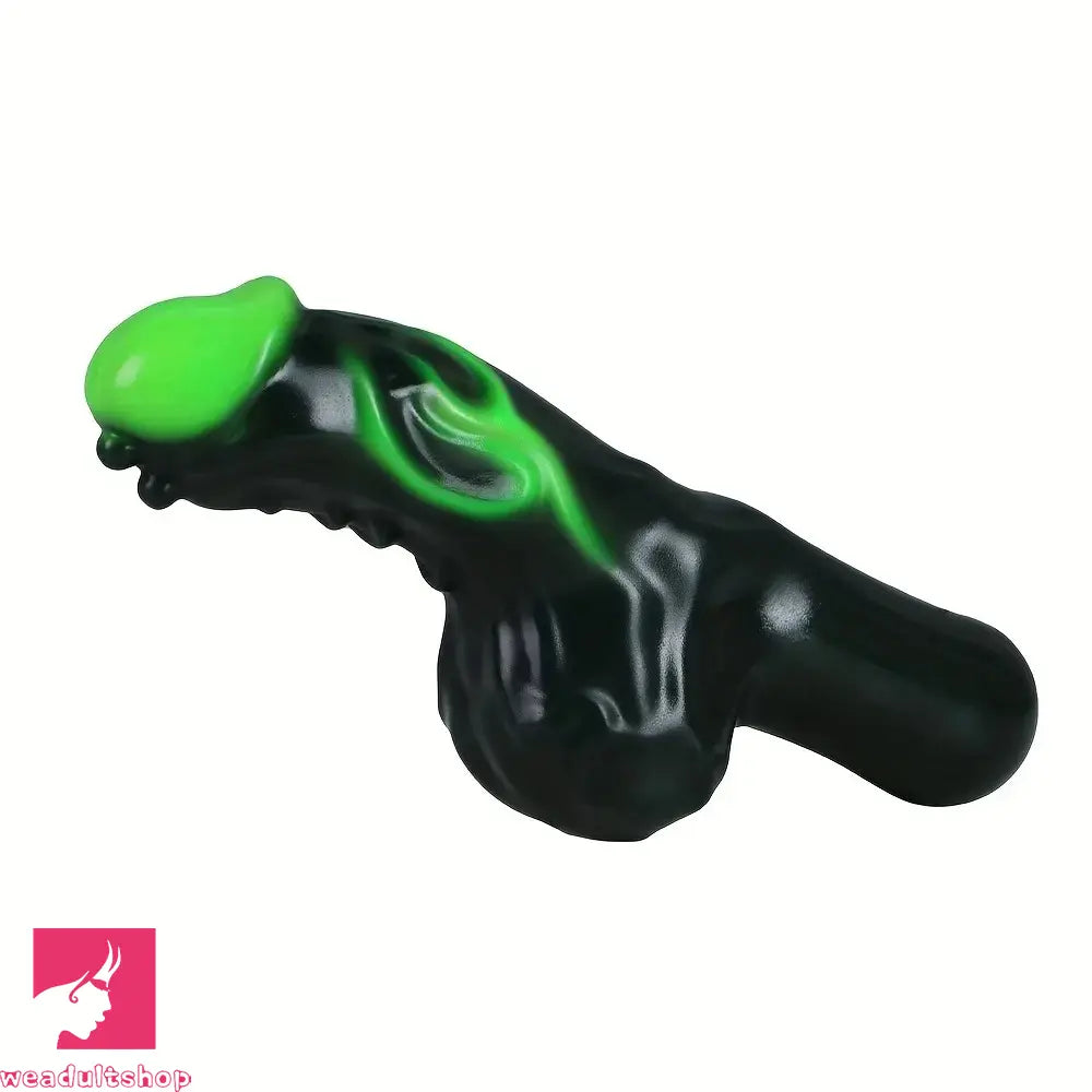 7.64in Odd Spiked Sword Dildo With Handle Silicone Female Male Sex Toy