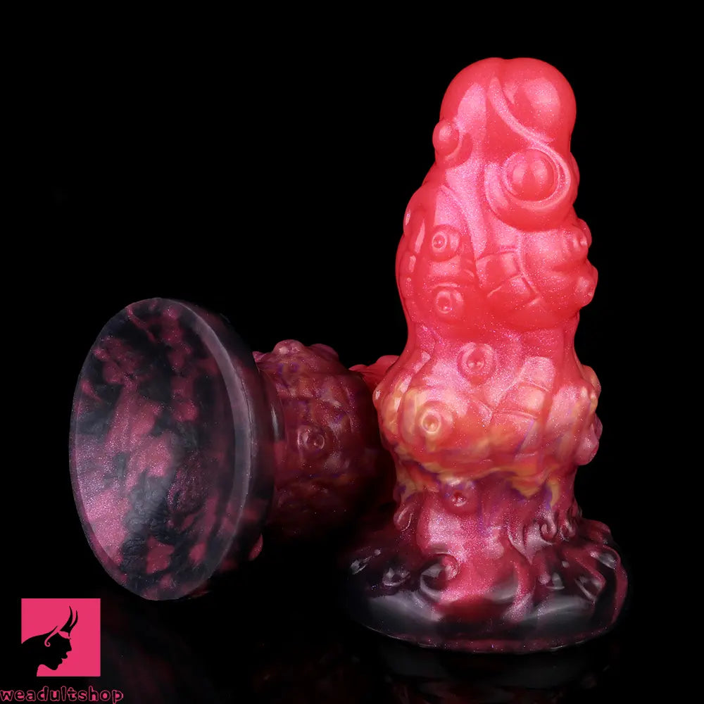 5.91in Fantasy Silicone Soft Monster Cock Dildo With Suction Cup Penis