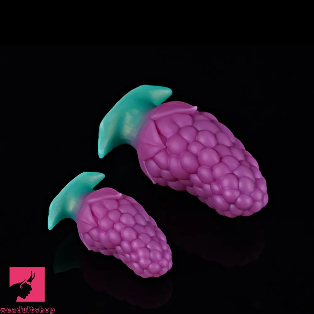 3.7in 5.43in Strawberry Design Small Silicone Soft Butt Plug Anal Dildo