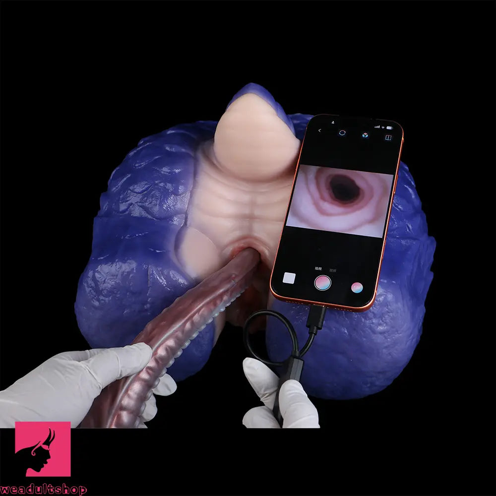 21.25in Deep Sea Endoscopy 3.0MP HD Camera 8 LEDs Soft Tentacle Dildo