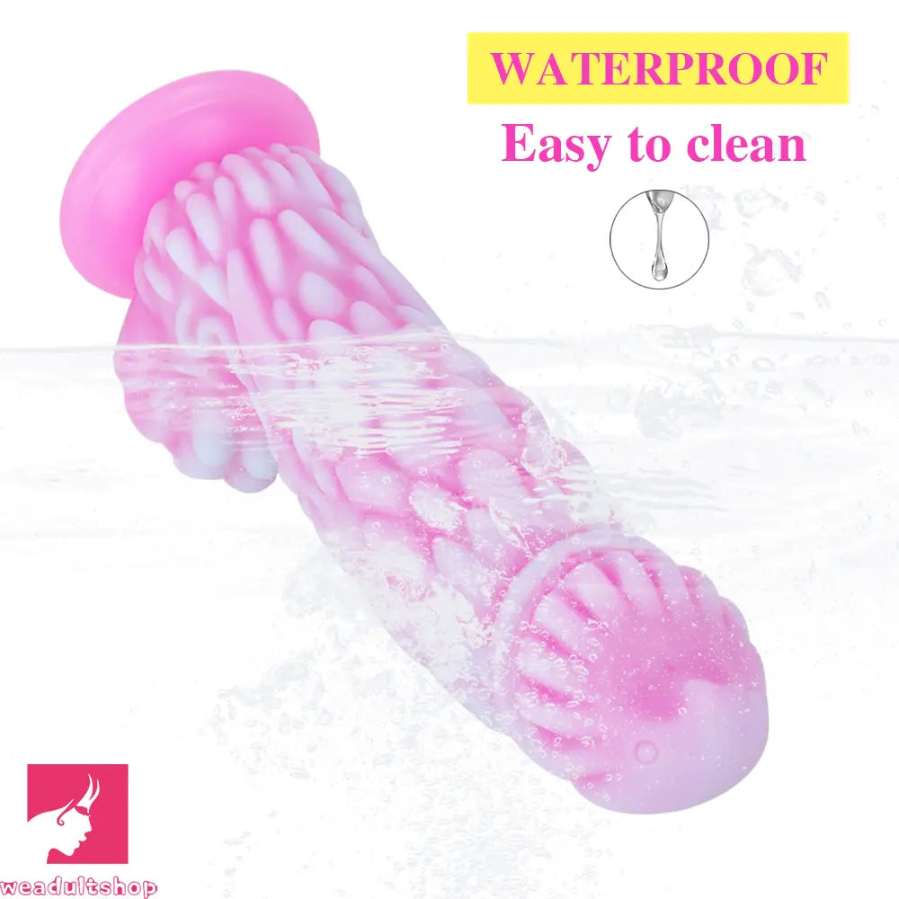 8.66in Dragon Monster Liquid Silicone Soft Big Dildo For Cock Pleasure