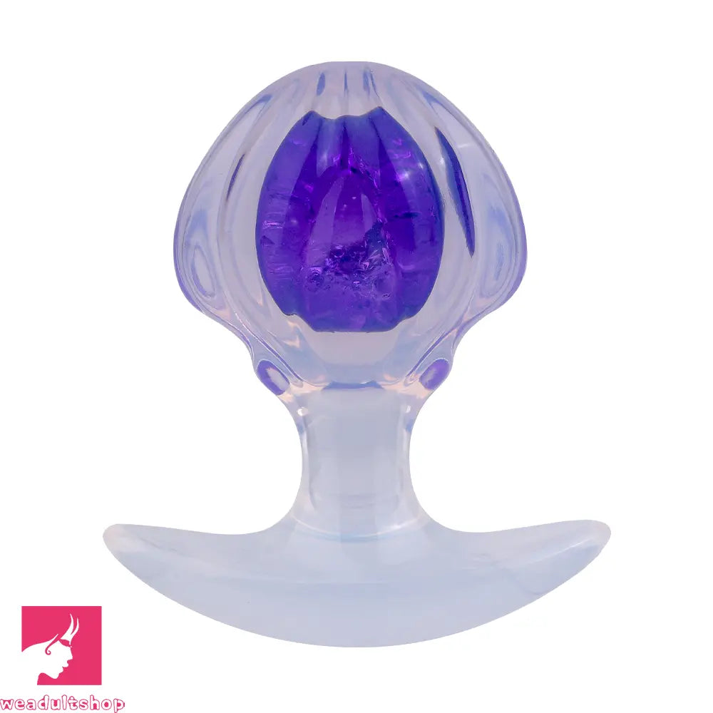 3.27in 3.86in Silicone Butt Plug Dildo Vaginal Massager & Anal Stimulator