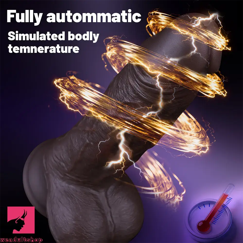 8.66in 7*10 Thrusting Vibrating Modes Automatic Heating Cock Male Dildo