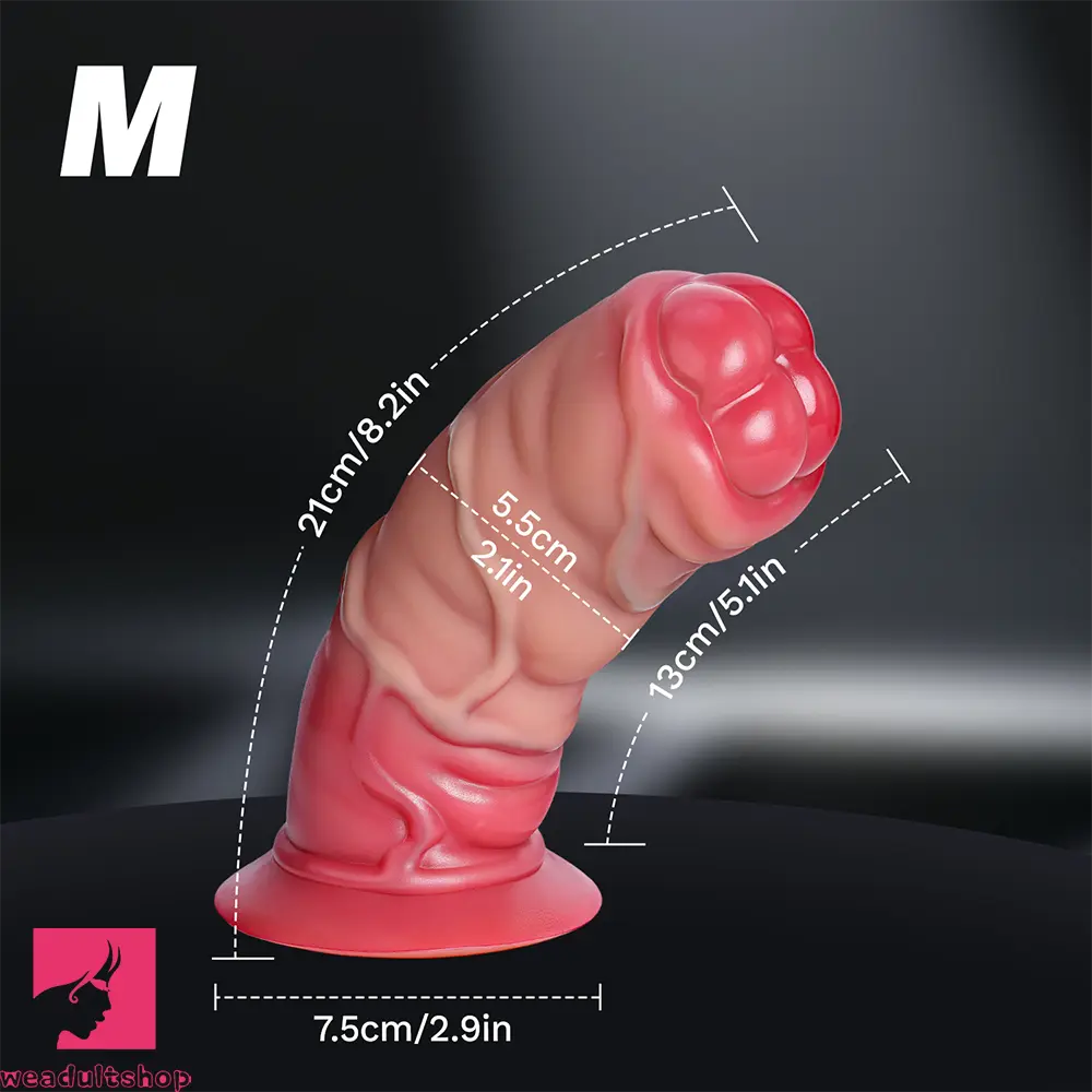 7.8in 8.2in Thick Fantasy Lifelike Silicone Dildo Penis For Women Couples