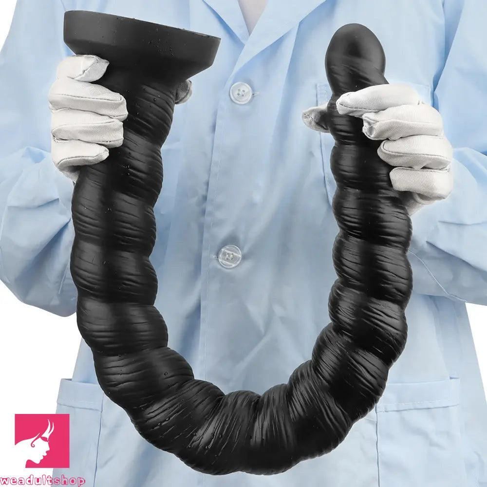 20.47in 26.37in Liquid Silicone Super Long Large Butt Plug Dildo For Sex