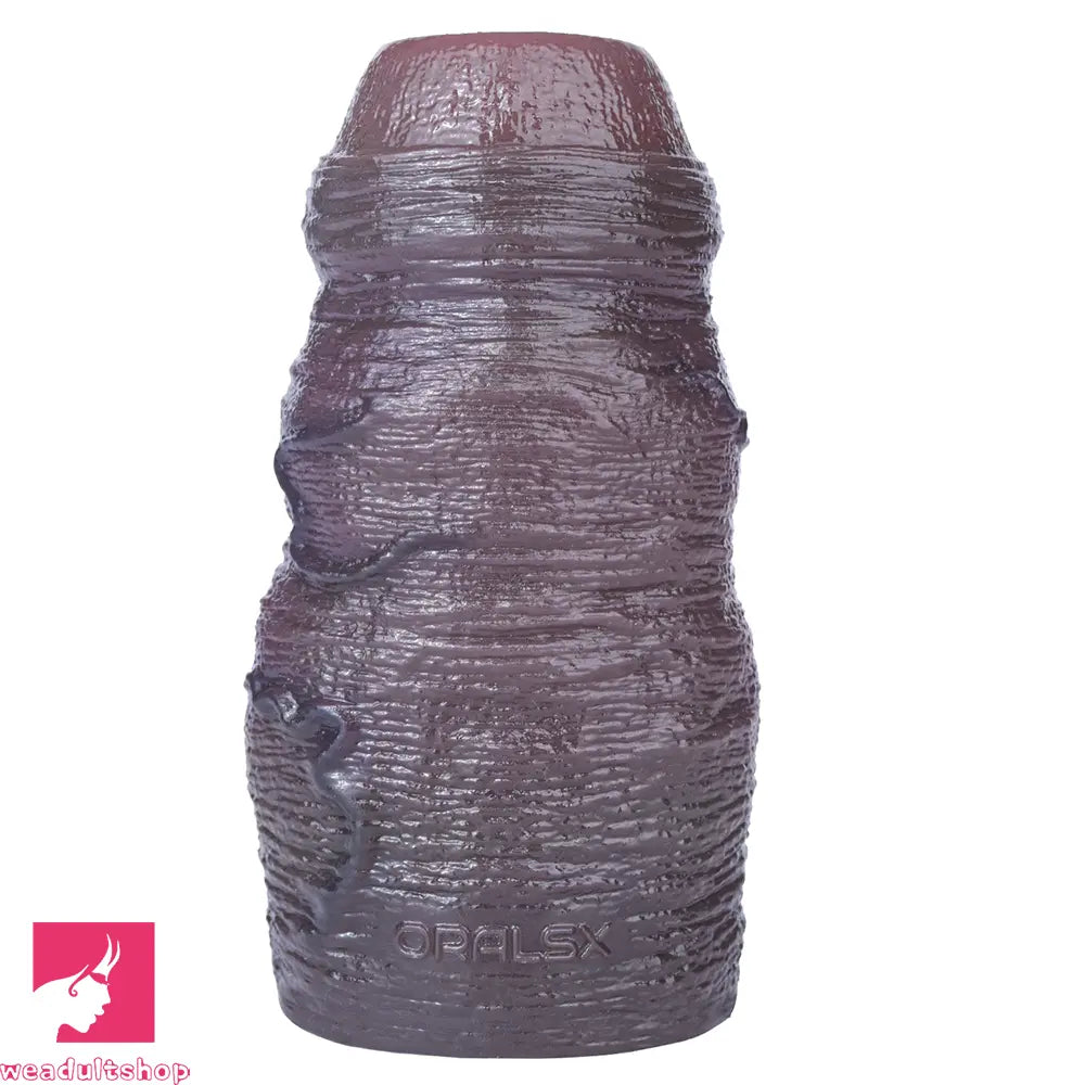 4.05in 4.8in 5.39in Platinum Silicone Penis Dildo Sleeve Male Wearable Toy