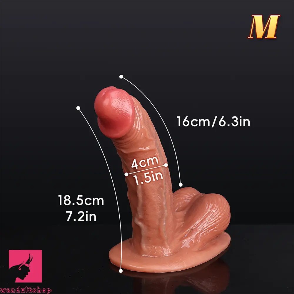 5.5in 7.2in 8.6in Lifelike Sensation Silicone Soft Dildo For Prostate Anal Cock