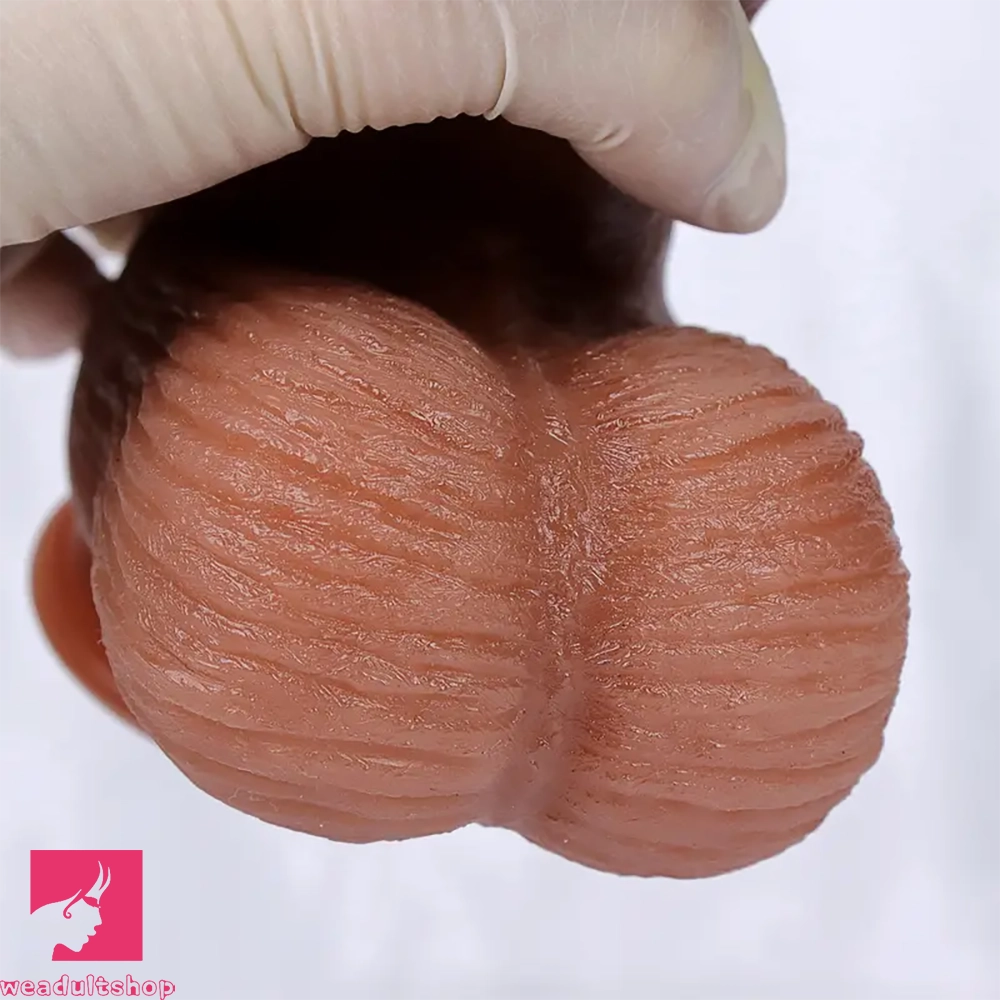 8.66in Liquid Silicone Realistic Dual Density Dildo Soft Skin Prostate Cock