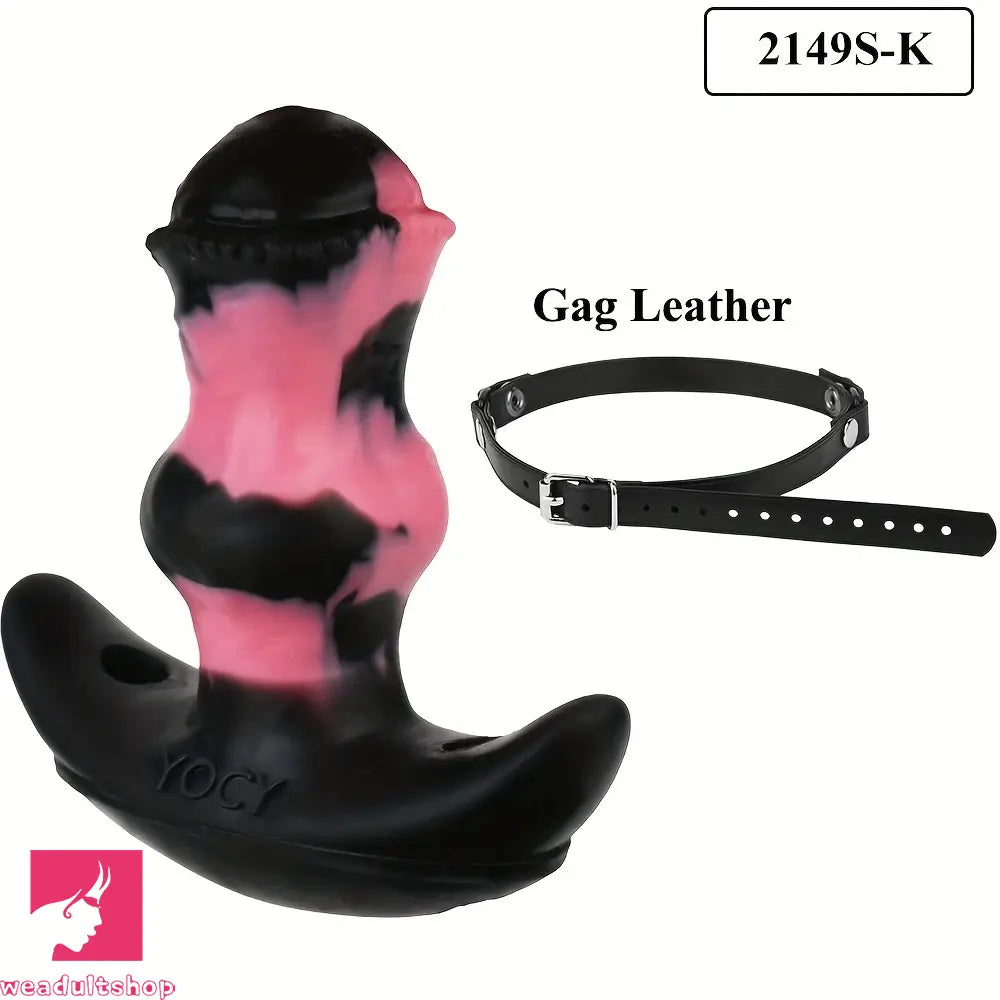 2.91in 3.66in 5.63in Small Knot Horse Tentacle Silicone Cock Strap on Dildo