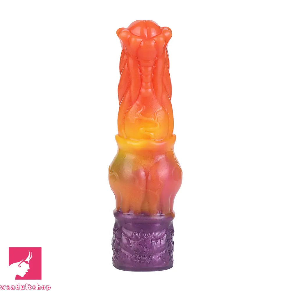6.85in Warhorse Silhouette Real Melt Mark Texture Cock Dildo Sleeve