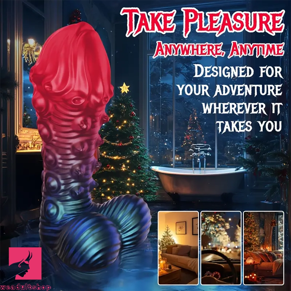 5.7in 7in Monster Fantasy Dildo Tentacle Spiked Cock Silicone Cock Toy