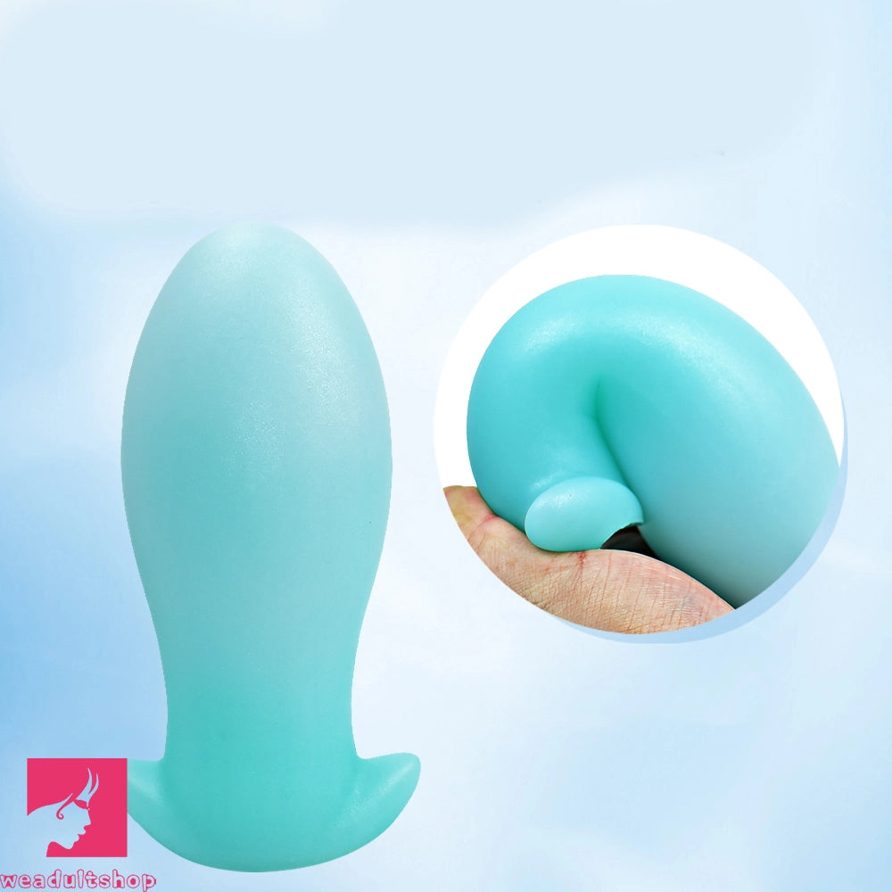 4.52in-8.66in Luminous Soft Luminous Glowing Dildo Prostate Anal Plug