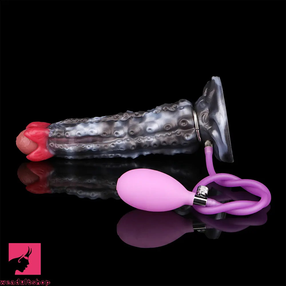 9.92in Tentacle Ovipositor Egg Laying Inflatable Dildo For Cock Masturbation