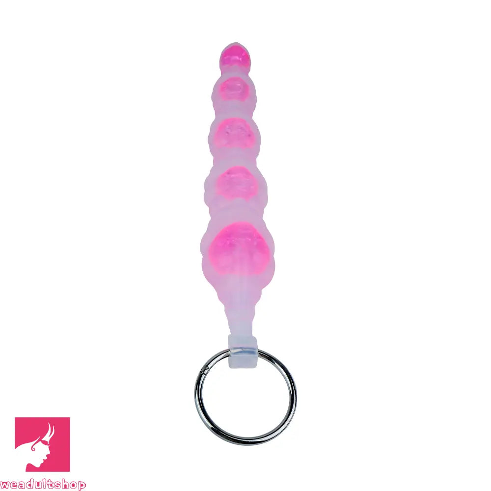 18.9in Silicone Huge Long Anal Beads Dildo Prostate Massage Cock Toy