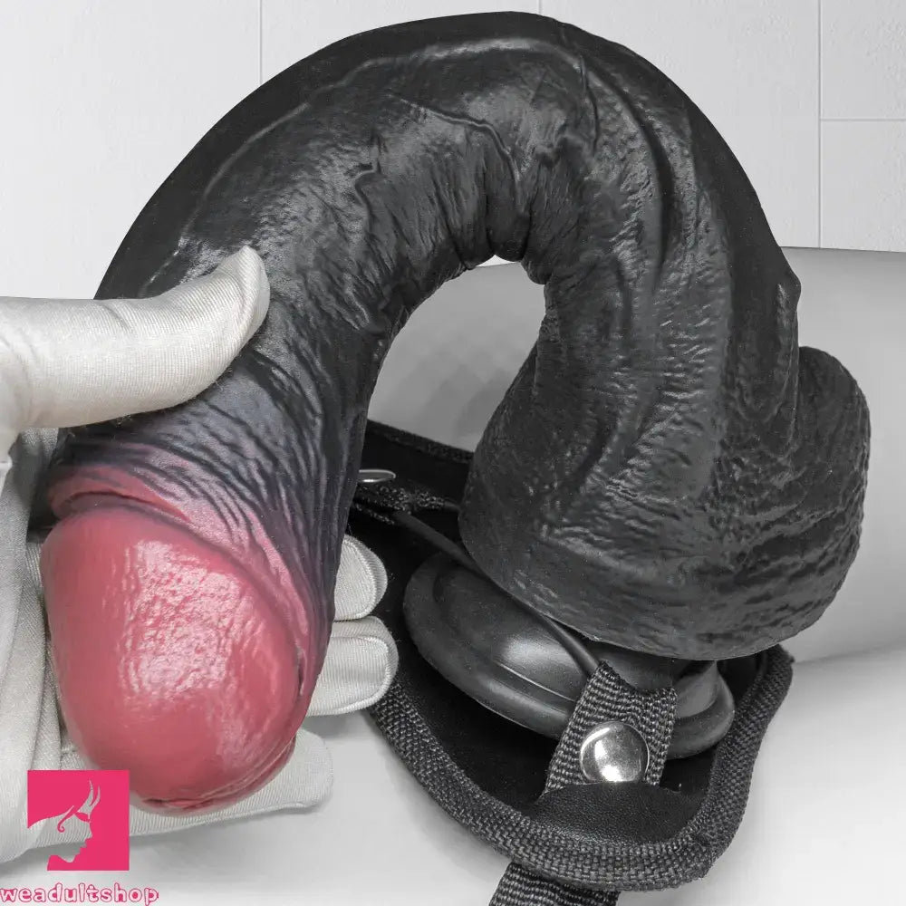 7.87in 10.03in 11.88in Dual Density Silicone Lifelike Big Dildo Love Dilator
