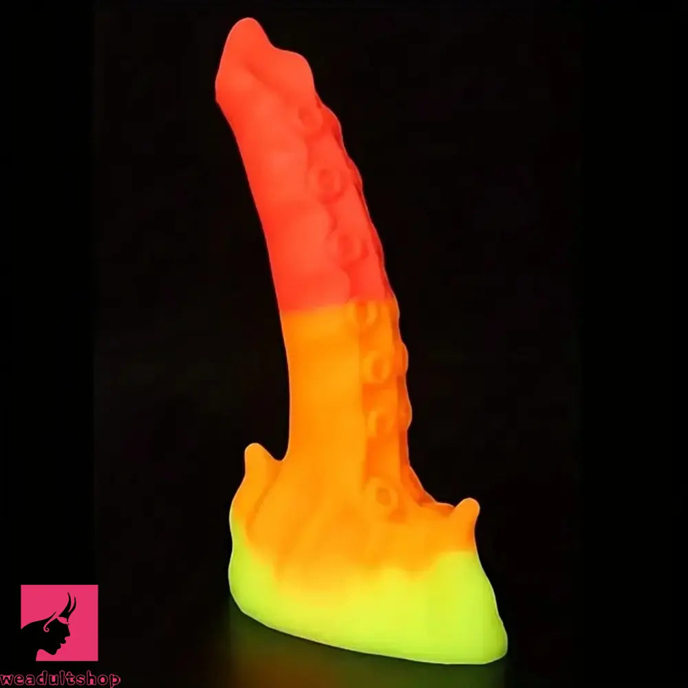 7.87in Silicone Octopus Soft Tentacle Shaped Dildo Anal Dilator Stimulator