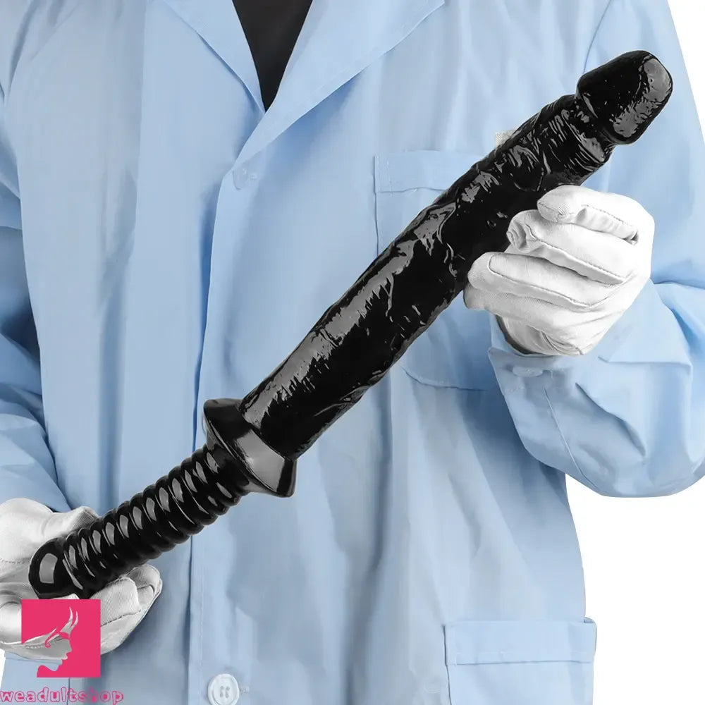 12.6in 15.15in Big PVC Sword Dildo With handle Anal Masturbator Sex