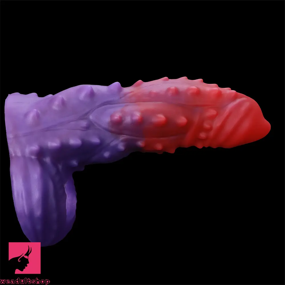 4.72in 5.31in 5.9in Spiked Cock Hollow Dildo Sleeve Penis Extended Sheath