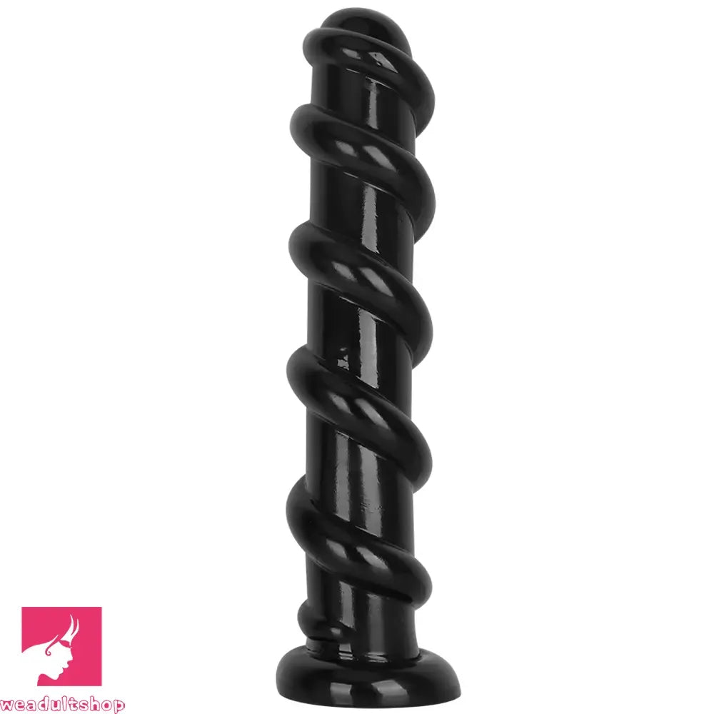11.02in 13.18in Spiral PVC Big Anal Plug Dildo Adult Sex Toy For Sex Love