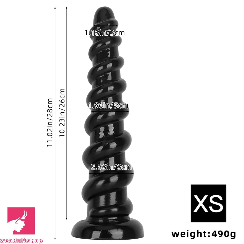 11.02in 13in 15.55in 17.32in 19.68in Super Long Huge Thread Butt Cock Dildo