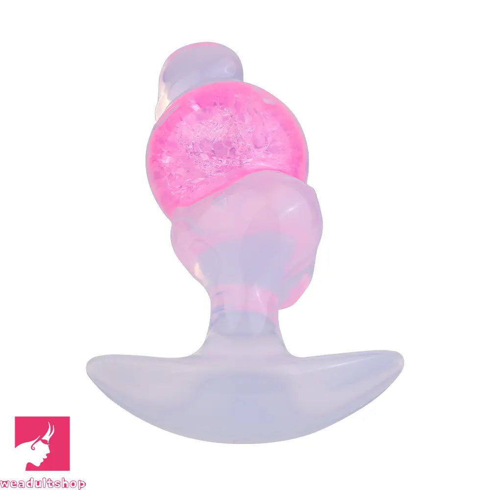 4.92in Silicone Anal Plug Dildo Realistic Design Masturbation Aid Toy