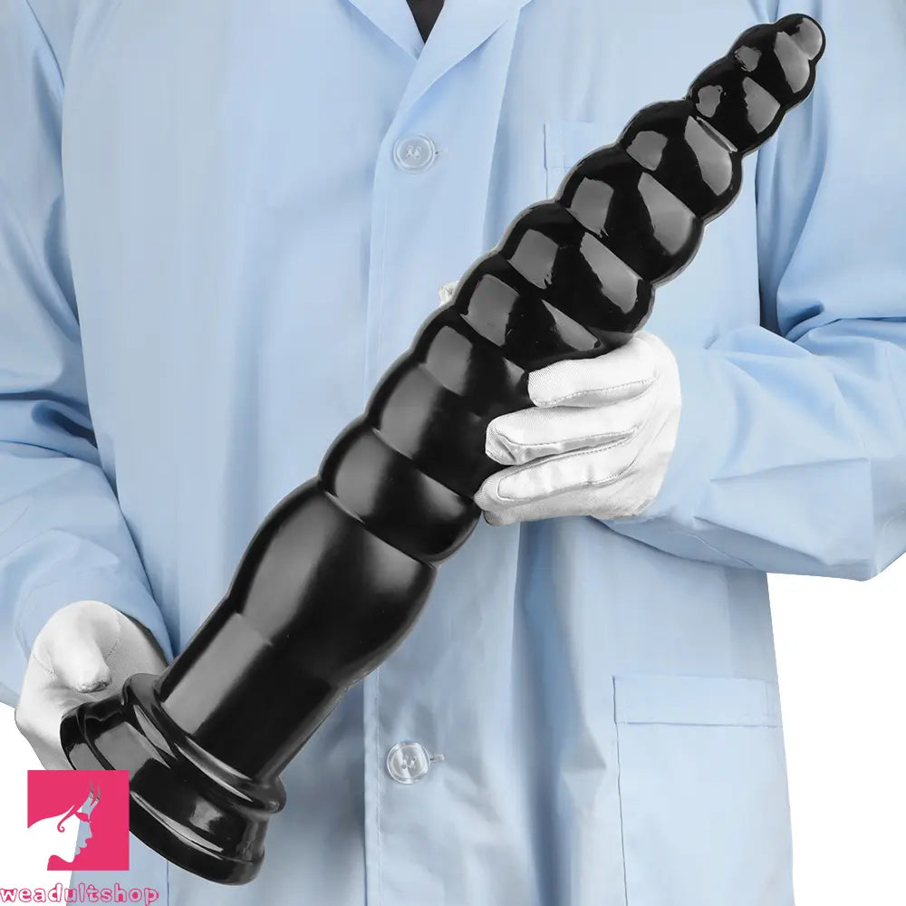 12.6in 17.32in PVC Super Long Large Thick Anal Plug Dildo Torture Cock