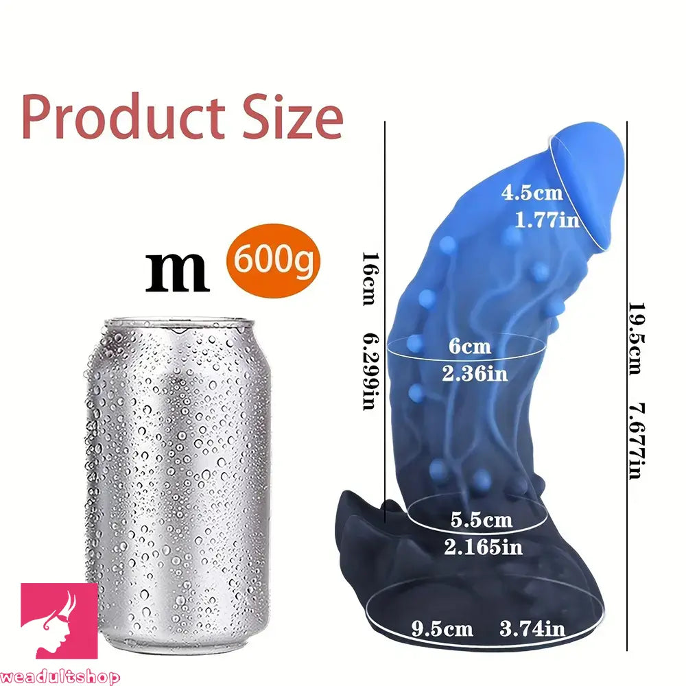 6.54in 7.68in 8.97in Soft Silicone Monster Spiked Dildo Thick Anal Odd Dildo