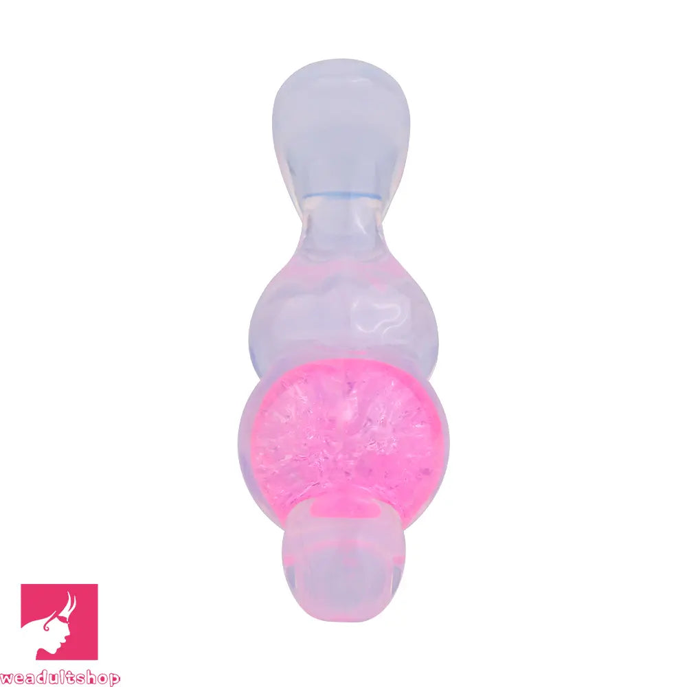 4.92in Silicone Anal Plug Dildo Realistic Design Masturbation Aid Toy