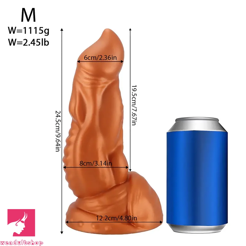 8.46in 9.64in 10.62in Thick Big Silicone Anal Plug Dildo Smooth Entry Cock