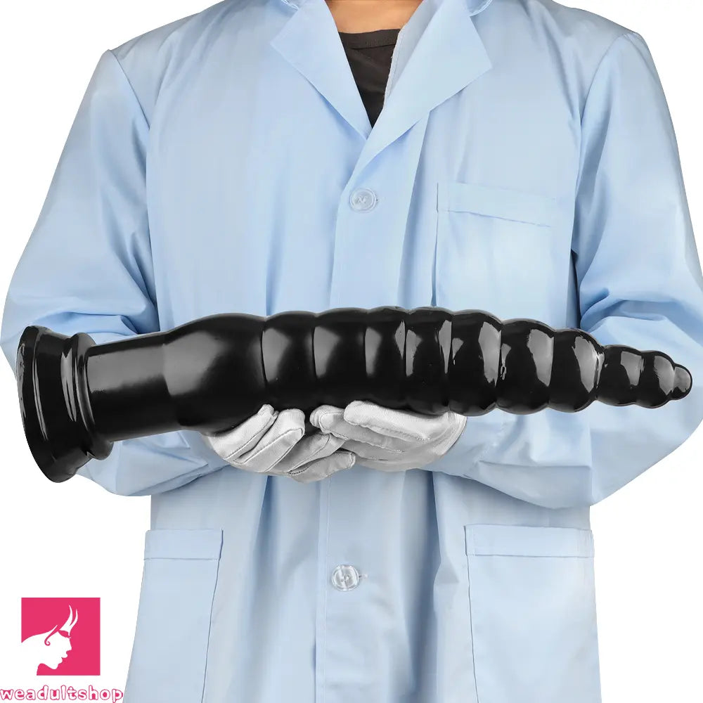 12.6in 17.32in PVC Super Long Large Thick Anal Plug Dildo Torture Cock