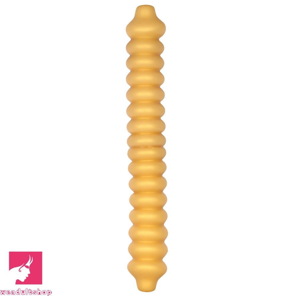 19.68in Silicone Long Large Double Head Threaded Fat Anal Plug Cock Dildo