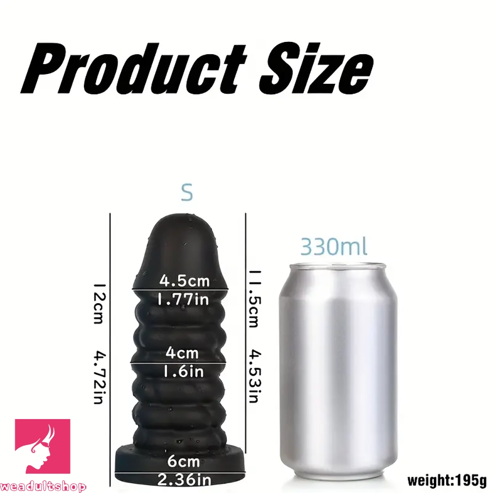 4.72in 5.9in 6.69in 7.87in 9.06in 10.24in Large Anal Plug Dildo Clit Toy