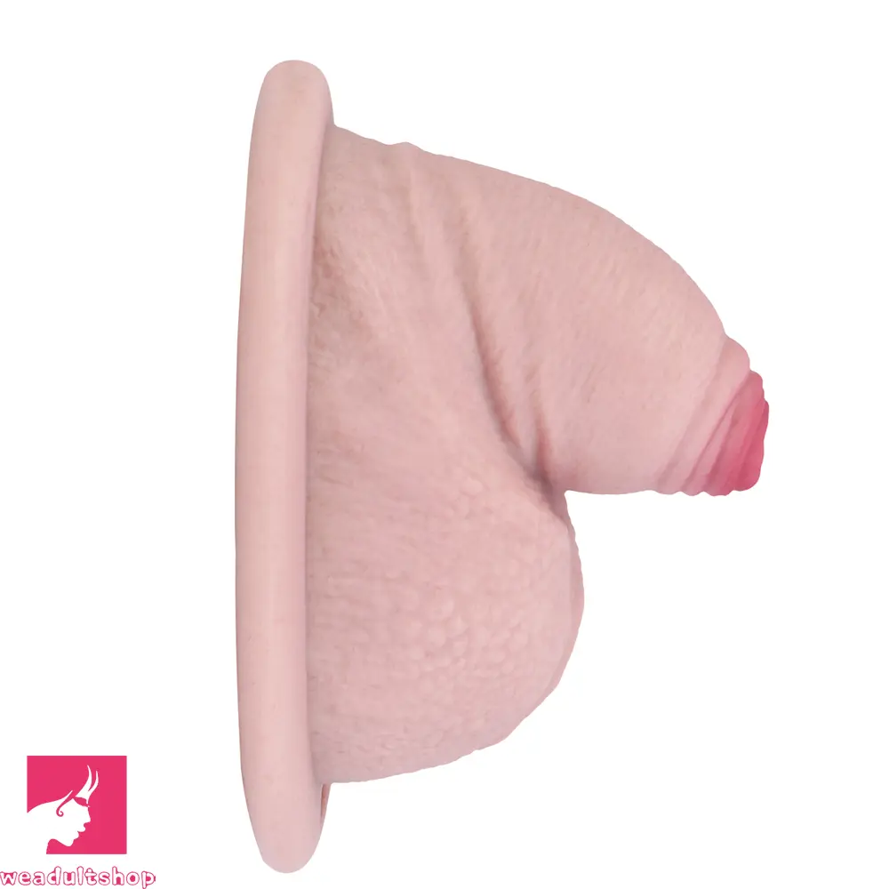 3.38in Real Hollow Chastity Cage Dildo Male Cock Female Masturbator