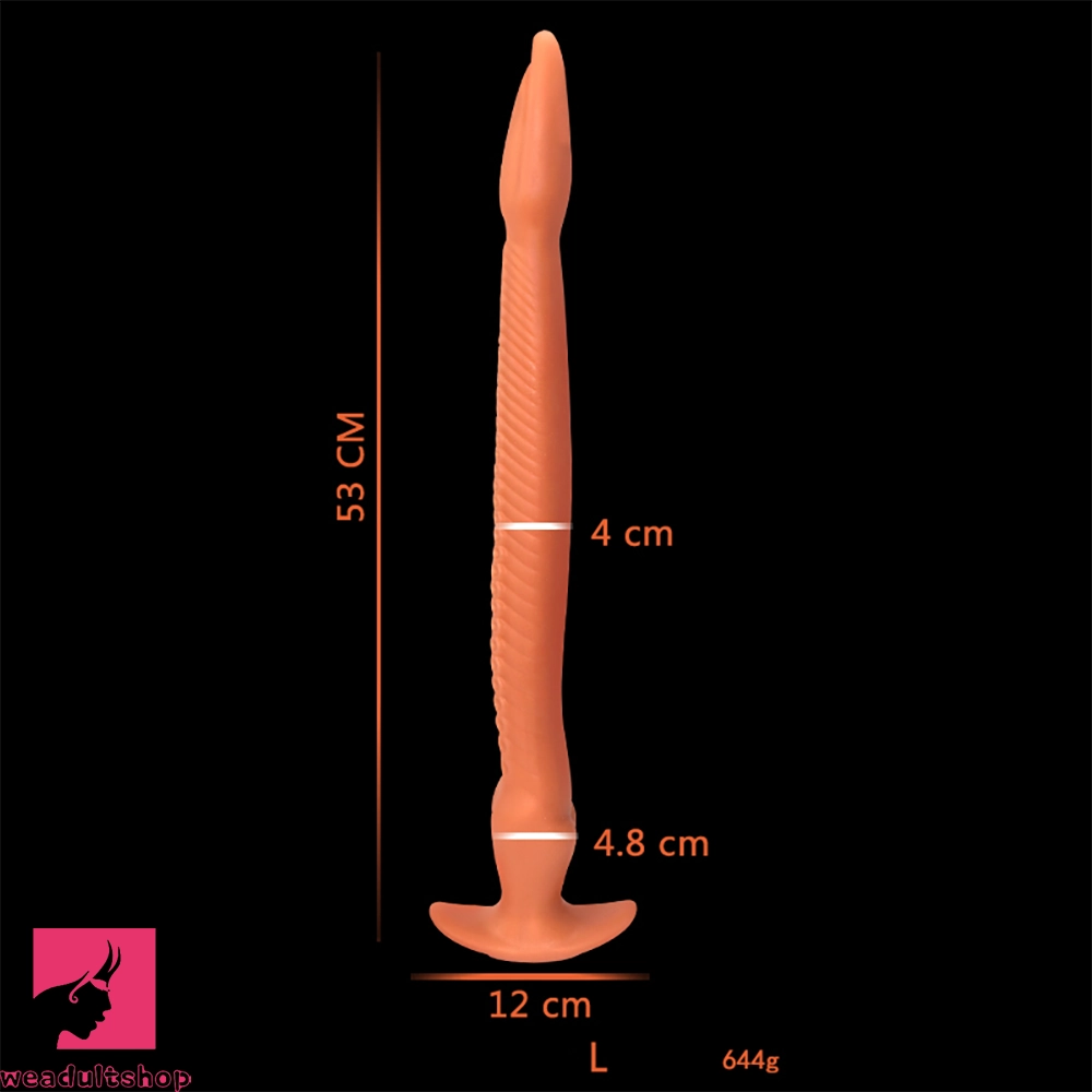 12.2in 15.94in 20.87in Snake Long Huge Animal Luminous Dildo For Prostate