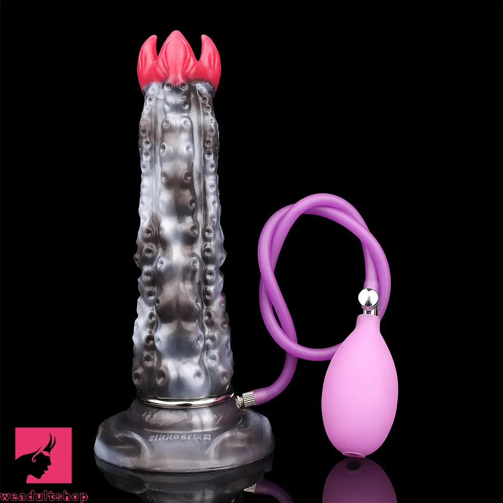 9.92in Tentacle Ovipositor Egg Laying Inflatable Dildo For Cock Masturbation