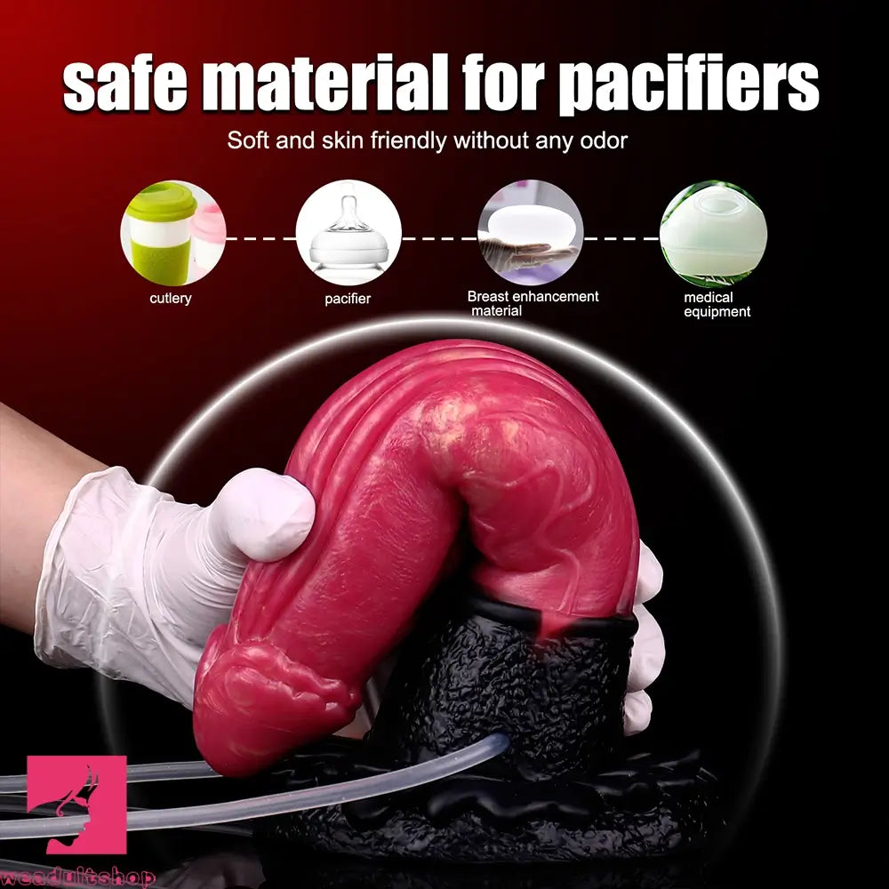 9.84in Cumming Knot Silicone Big Soft Dildo Penis Anal Dildo Sex Cock